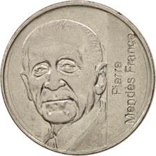 Coin, France, Mendès France, 5 Francs, 1992, Paris, EF(40-45), Nickel, KM:1006
