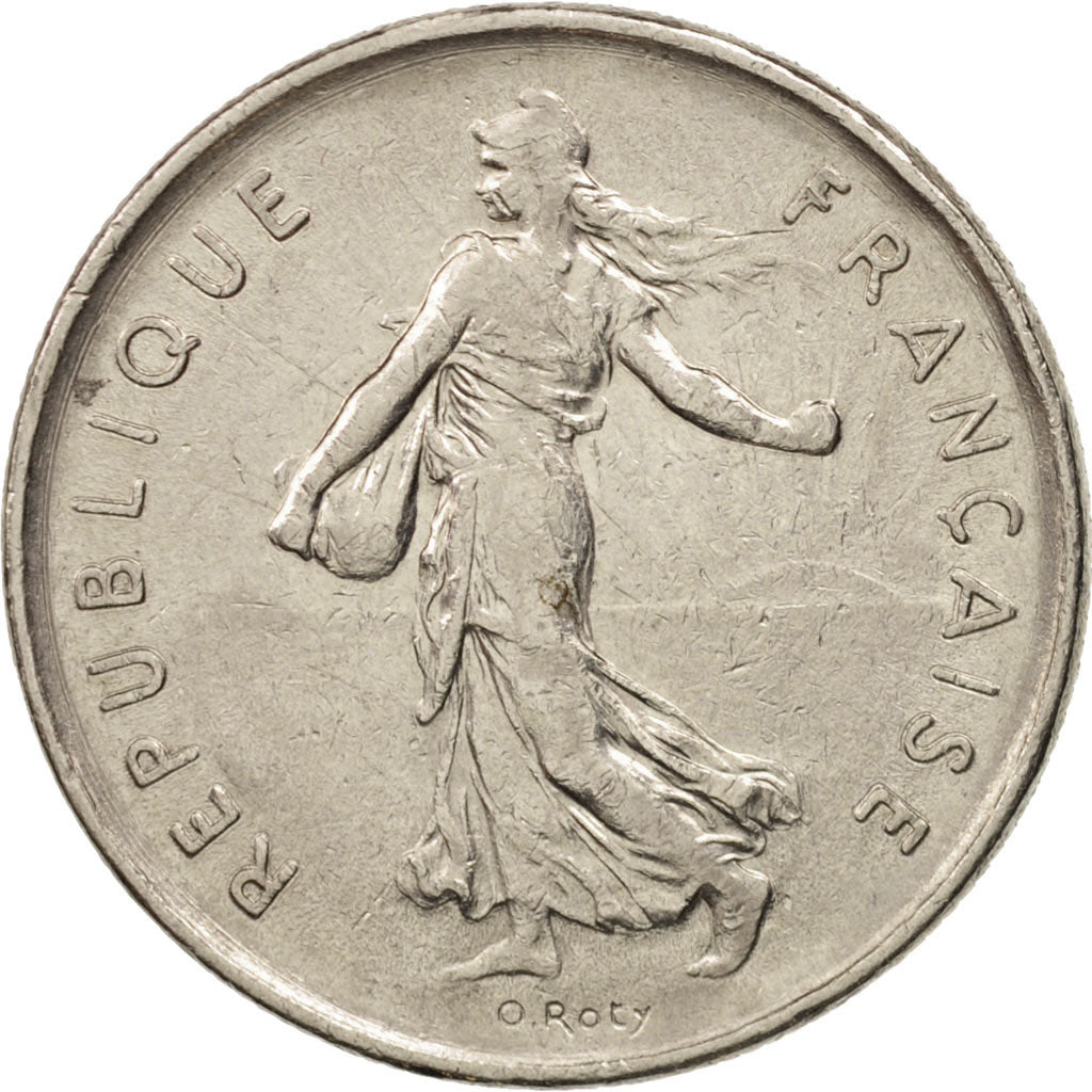 Munten, Frankrijk, Semeuse, 5 Francs, 1972, Paris, ZF, Nickel Clad