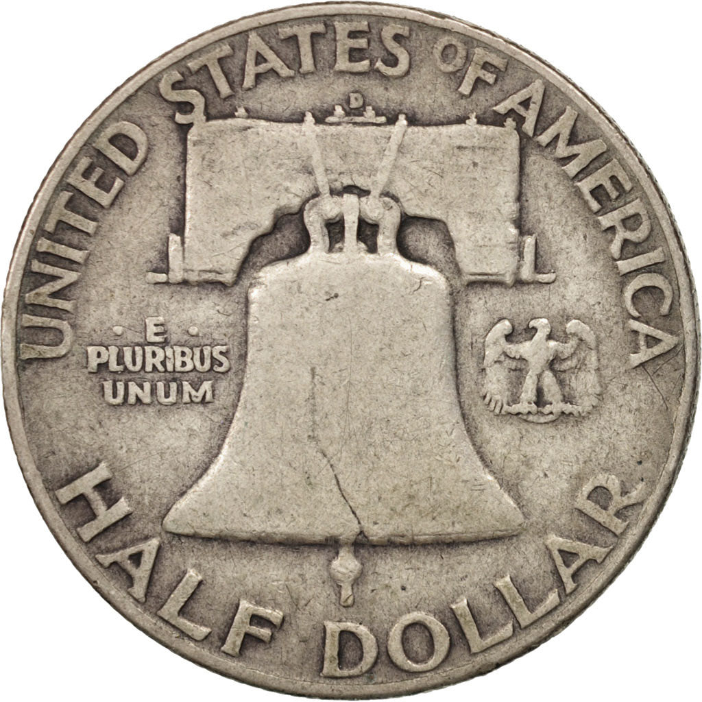 Stati Uniti, Franklin Half Dollar, Half Dollar, 1953, U.S. Mint, Denver, BB,...