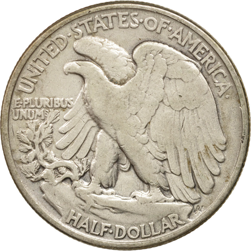 États-Unis, Walking Liberty Half Dollar, 1944, Philadelphia, TB+, KM:142