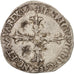 Francia, Henri IV, 1/4 Ecu, 1590, Bordeaux, BB, Argento, Sombart:4686