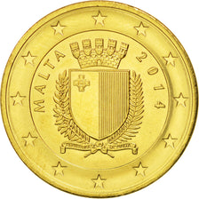 Malta, 5 Euro, 2014, MS(64), Brass