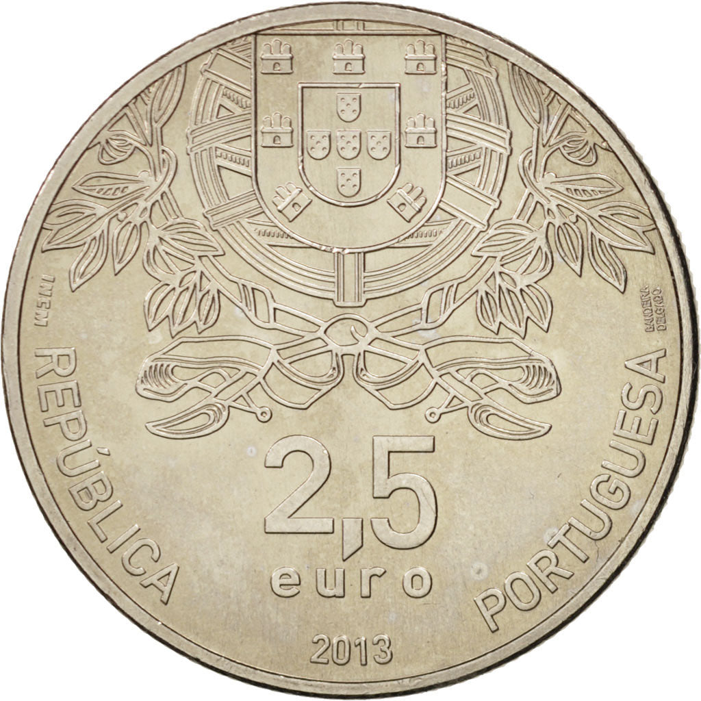 Portugal, 2-1/2 Euro, 2013, SC, Cobre - níquel