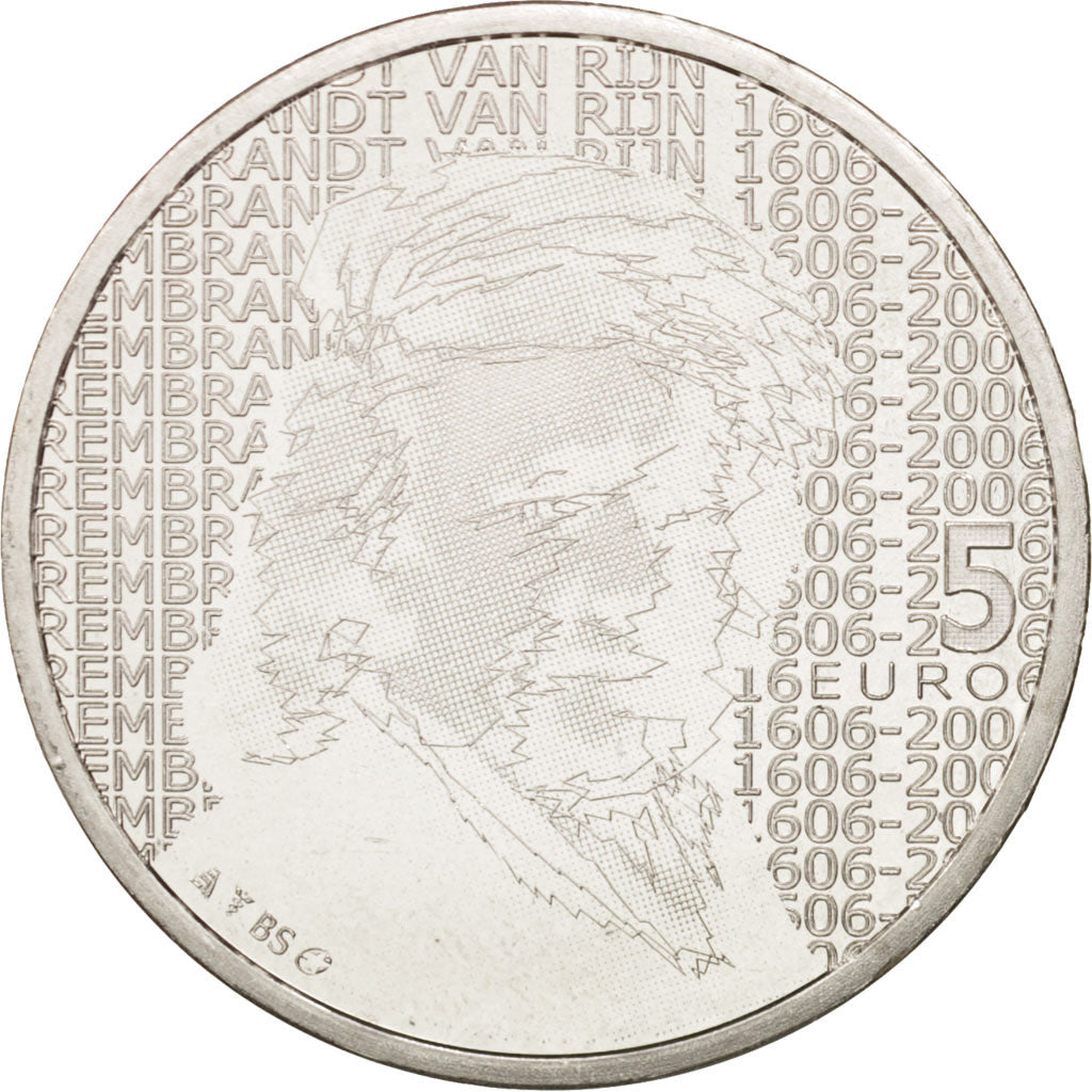 Netherlands, 5 Euro, 2006, MS(63), Silver, KM:266