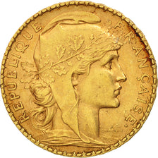 France, Marianne, 20 Francs, 1899, Paris, EF(40-45), Gold, KM:847