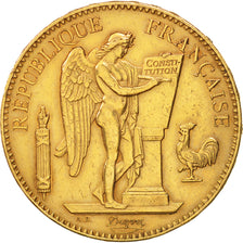 France, Génie, 100 Francs, 1900, Paris, EF(40-45), Gold, KM:832