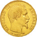 France, Napoleon III, 20 Francs, 1856, Paris, AU(55-58), Gold, KM:781.1