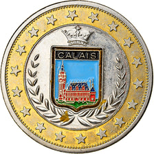 Frankrijk, Token, Ville de Calais, Souvenirs et Patrimoine, ZF, Cupro-nickel