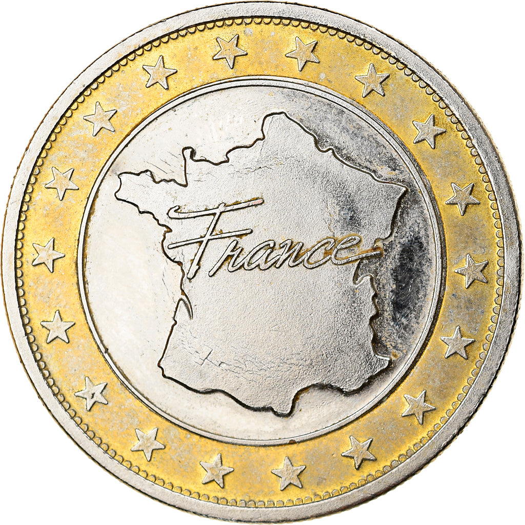 Frankrijk, Token, Ville de Calais, Souvenirs et Patrimoine, ZF, Cupro-nickel
