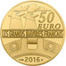 Monnaie, France, Monnaie de Paris, 50 Euro, Navire, Ile de France, 2016, FDC, Or