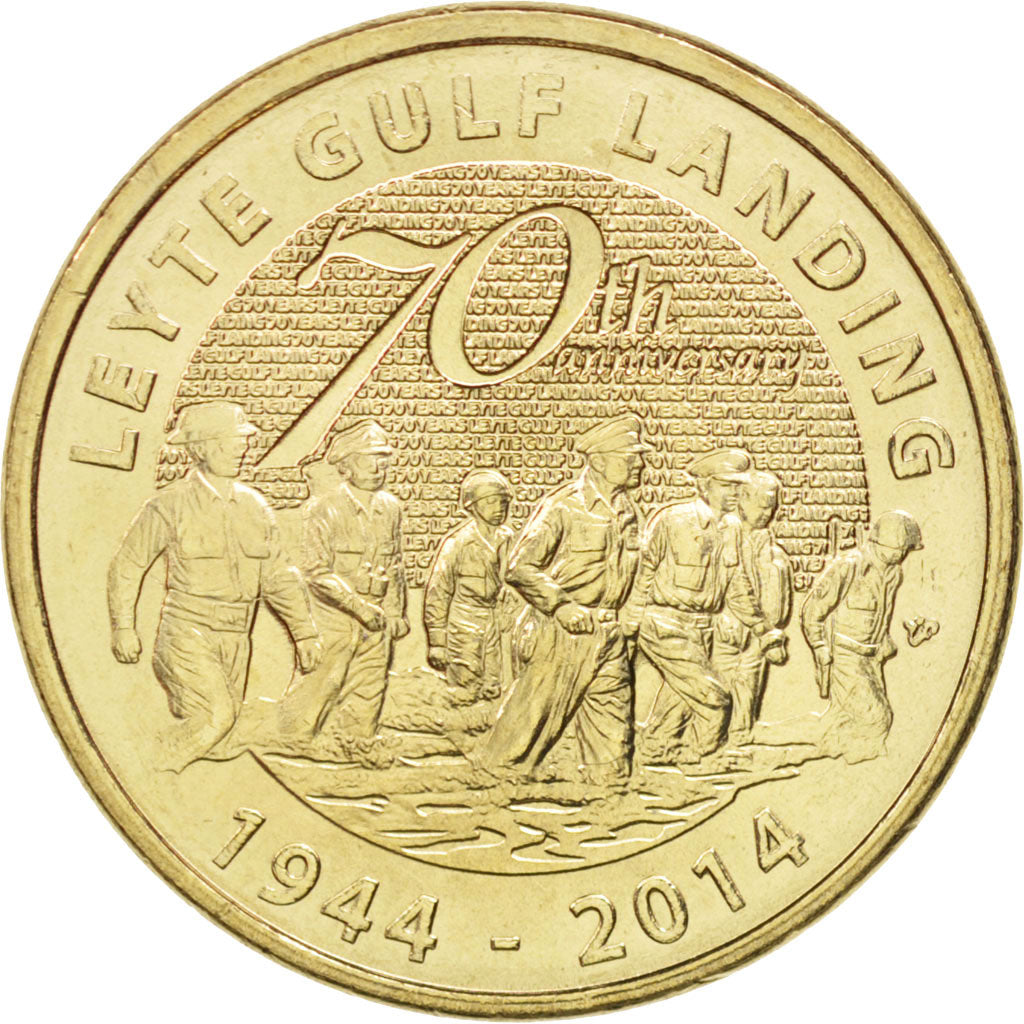 Philippines, 5 Piso, 2014, MS(63), Copper-nickel