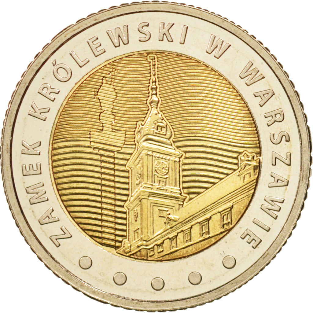 Moneda, Polonia, 5 Zlotych, 2014, SC, Bimetálico