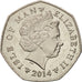 Monnaie, Isle of Man, 50 Pence, 2014, SUP+, Copper-nickel