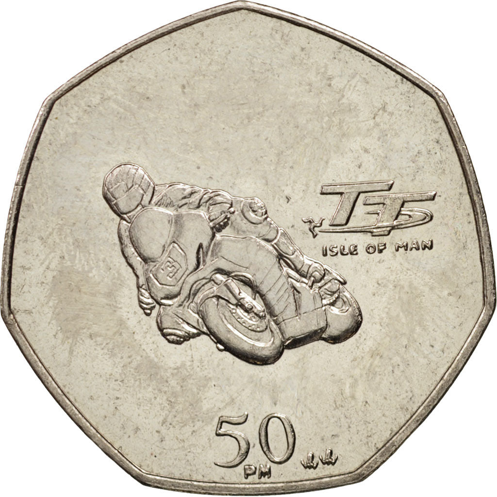 Monnaie, Isle of Man, 50 Pence, 2014, SUP+, Copper-nickel