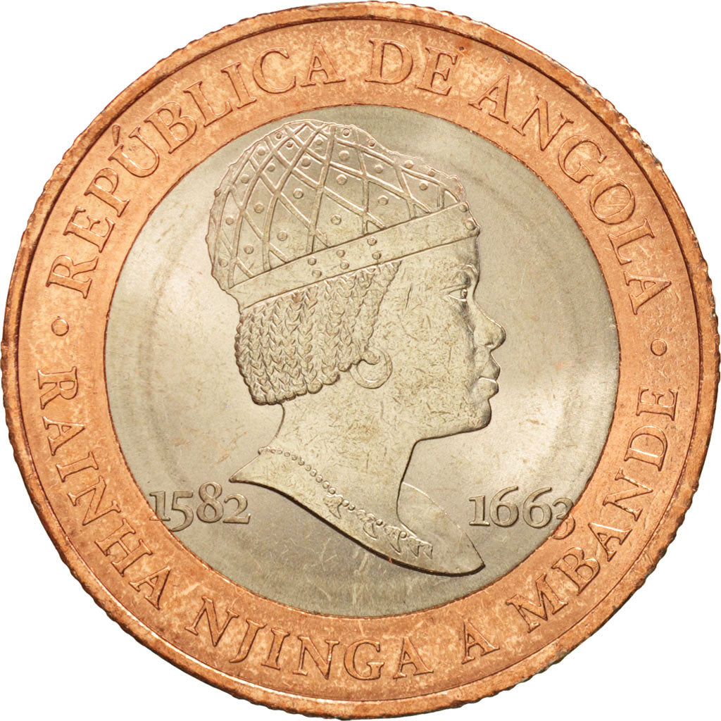 Angola, 20 Kwanzas, 2014, MS(63), Bi-Metallic