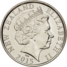 Coin, New Zealand, 50 Cents, 2015, MS(63), Copper-nickel