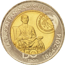 Philippinen, 10 Piso, 2014, MS(63), Bi-Metallic