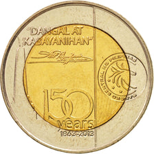 Munten, Fillipijnen, 10 Piso, 2013, UNC-, Bi-Metallic