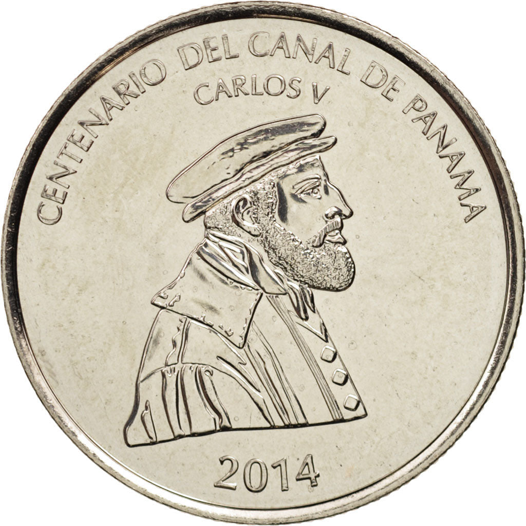 Panama, 1/2 Balboa, 2014, MS(63), Copper-nickel