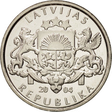 Munten, Letland, Lats, 2004, Vantaa, UNC-, Copper-nickel, KM:67