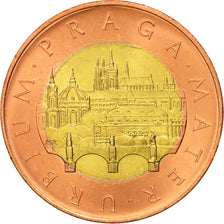 Münze, Tschechische Republik, 50 Korun, 2009, UNZ, Bi-Metallic, KM:1