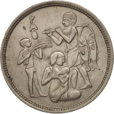 Egitto, 10 Piastres, 1975, BB+, Rame-nichel, KM:448