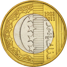 Coin, Comoros, 250 Francs, 2013, MS(63), Bimetallic
