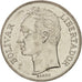 Venezuela, 5 Bolivares, 1990, AU(55-58), Nickel Clad Steel, KM:53a.3
