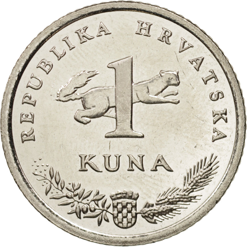 Croatia, Kuna, 2014, MS(63), Copper-Nickel-Zinc