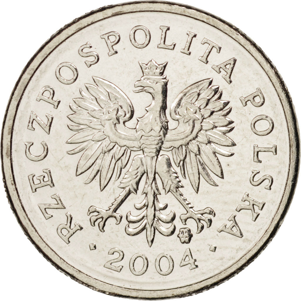 Monnaie, Pologne, 10 Groszy, 2004, Warsaw, SPL, Copper-nickel, KM:279