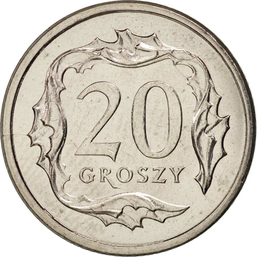 Münze, Polen, 20 Groszy, 2003, Warsaw, UNZ, Copper-nickel, KM:280