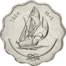 Monnaie, MALDIVE ISLANDS, 10 Laari, 1984, SUP+, Aluminium, KM:70