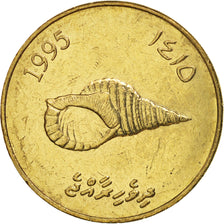 Isole maldive, 2 Rufiyaa, 1995, SPL-, Nichel-ottone, KM:88
