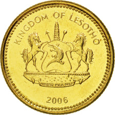 Lesotho, Letsie III, 5 Licente, Lisente, 2006, SPL, Acciaio placcato ottone,...