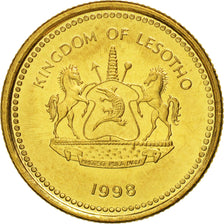 Monnaie, Lesotho, Moshoeshoe II, 10 Licente, Lisente, 1998, SPL, Brass plated