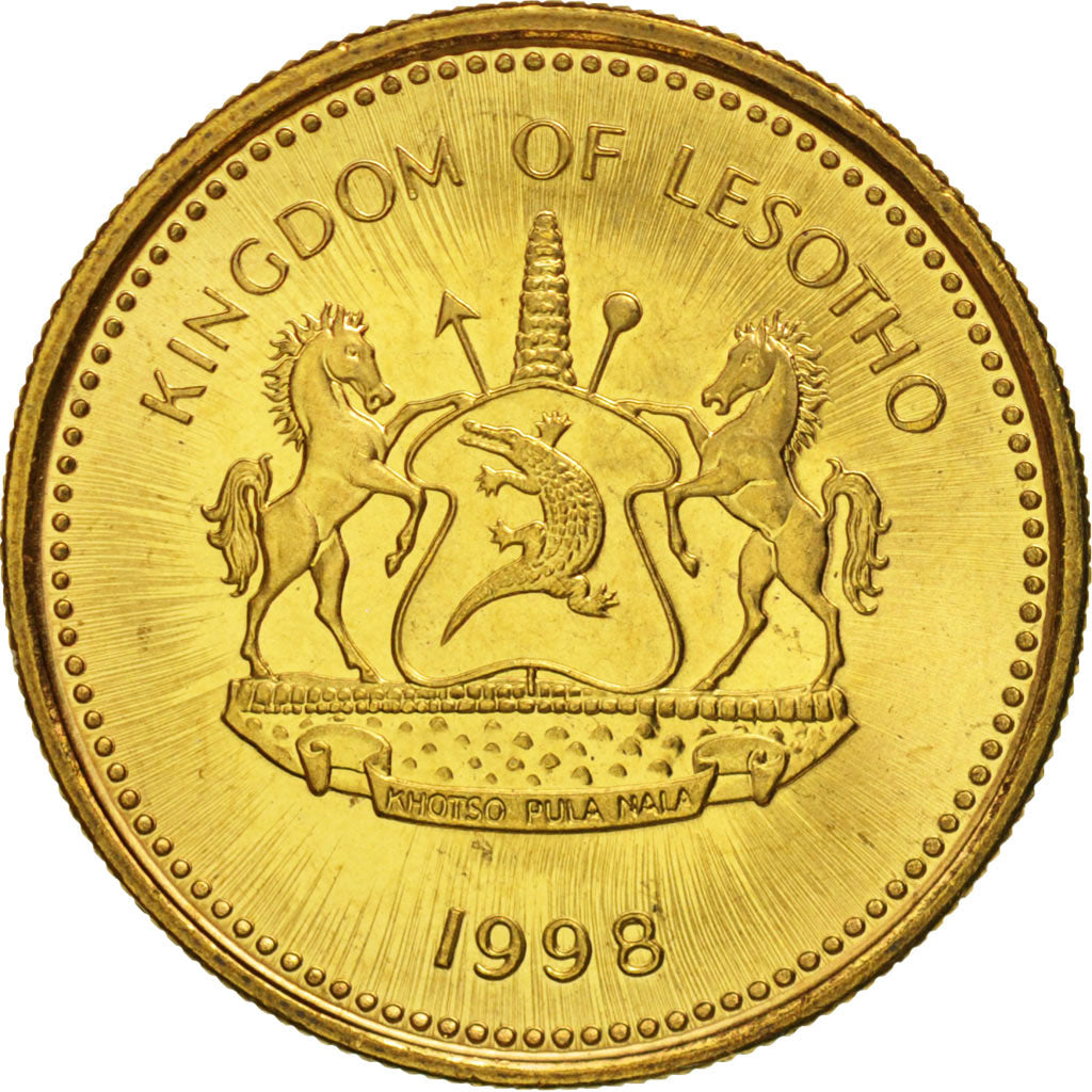 Lesotho, Moshoeshoe II, 50 Licente, Lisente, 1998, UNZ, KM:65