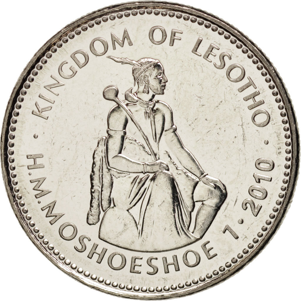 Lesotho, Letsie III, Loti, 2010, SUP+, Nickel plated steel, KM:66