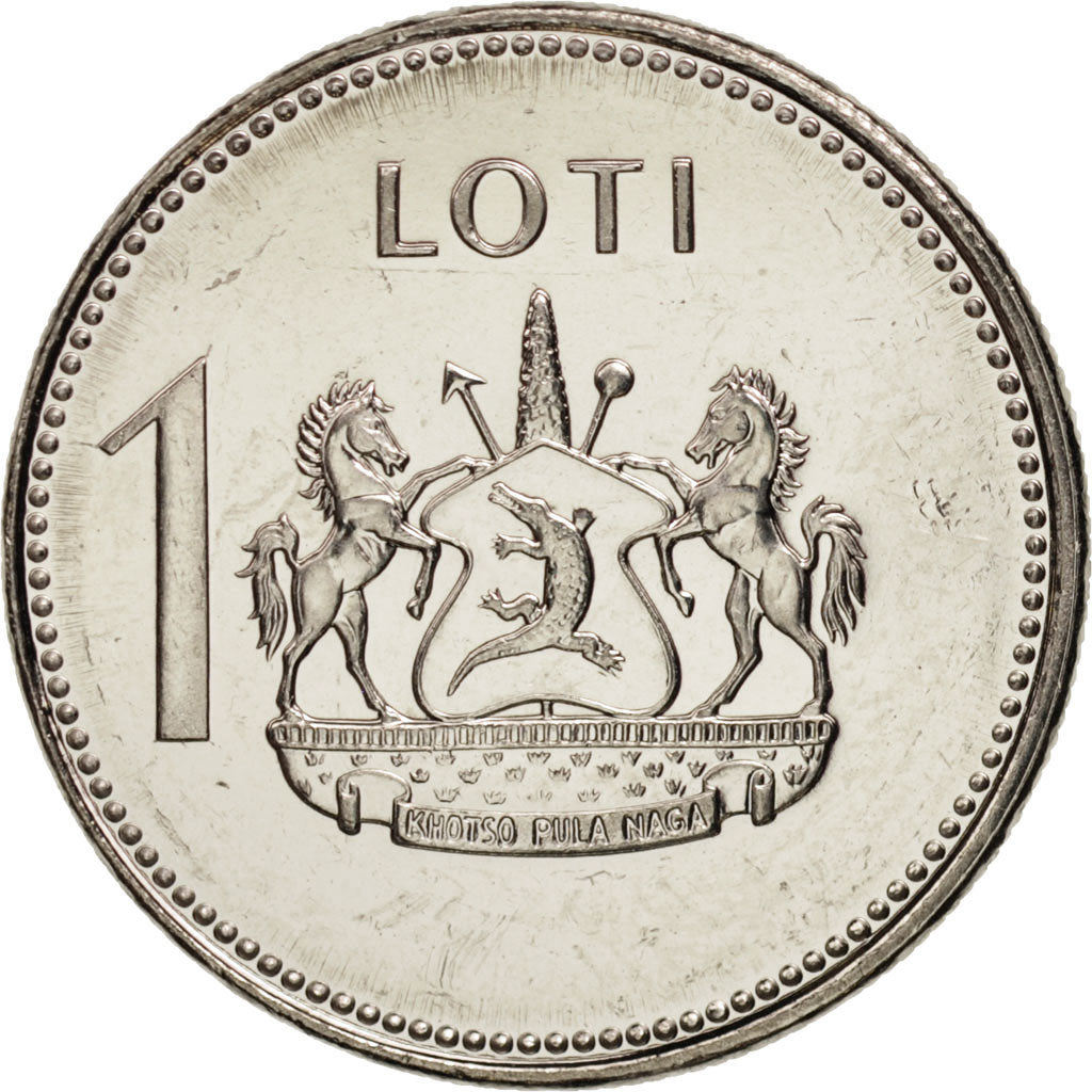Lesotho, Letsie III, Loti, 2010, SUP+, Nickel plated steel, KM:66
