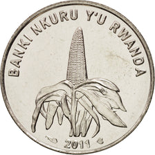 Rwanda, 50 Francs, 2011, MS(63), Nickel plated steel