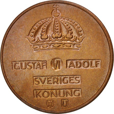 Moneta, Svezia, Gustaf VI, 2 Öre, 1971, SPL, Bronzo, KM:821