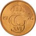 Monnaie, Suède, Carl XVI Gustaf, 5 Öre, 1976, SPL, Bronze, KM:849