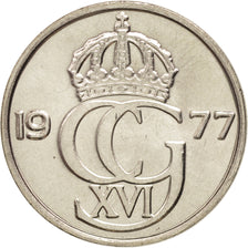 Coin, Sweden, Carl XVI Gustaf, 50 Öre, 1977, MS(63), Copper-nickel, KM:855