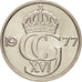 Coin, Sweden, Carl XVI Gustaf, 50 Öre, 1977, MS(63), Copper-nickel, KM:855