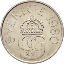 Münze, Schweden, Carl XVI Gustaf, 5 Kronor, 1980, UNZ, Copper-nickel, KM:853