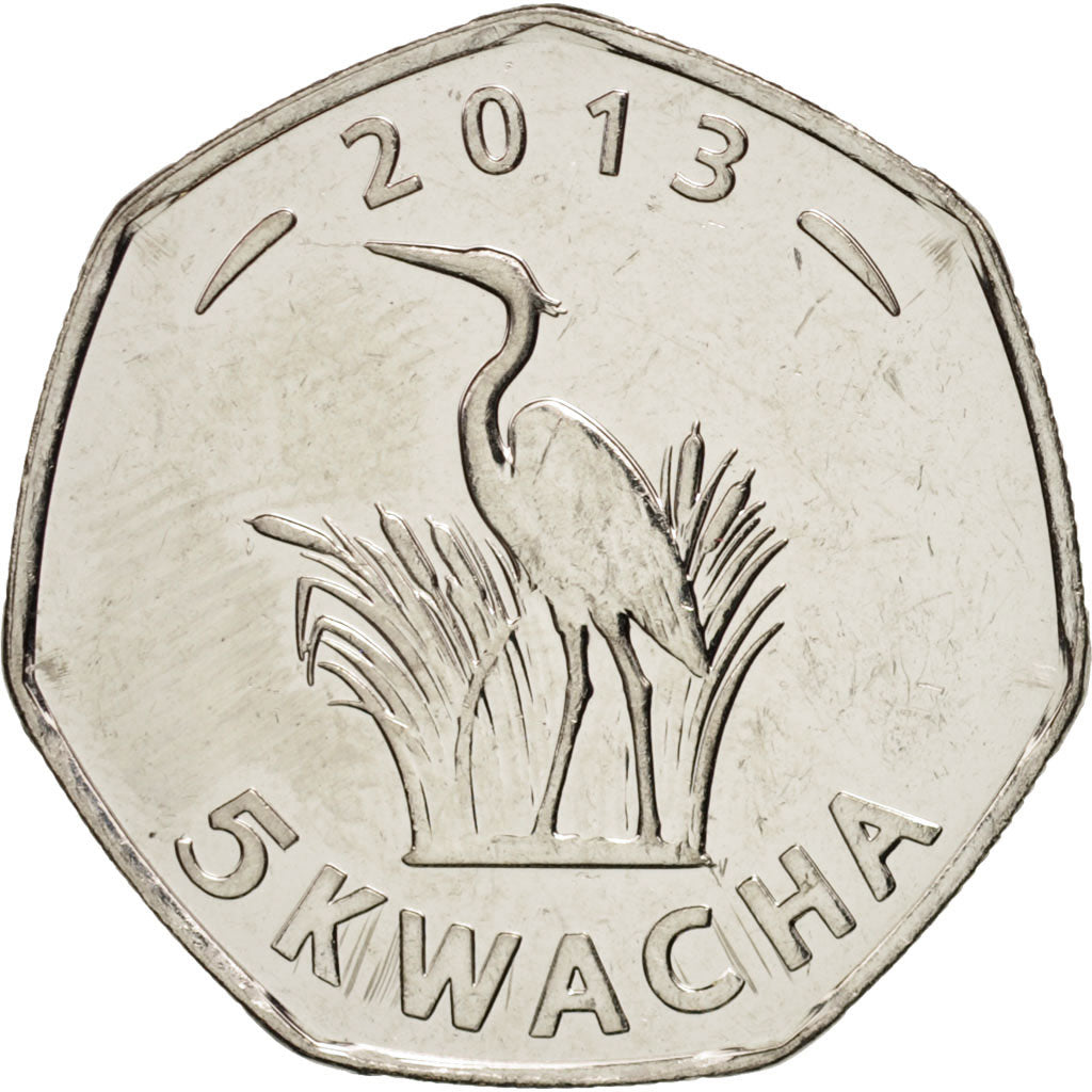 Malawi, 5 Kwacha, 2013, MS(60-62), Nickel plated steel
