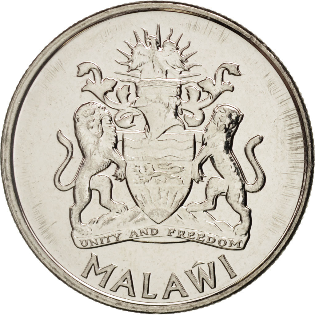 Münze, Malawi, 10 Kwacha, 2012, UNZ, Nickel plated steel