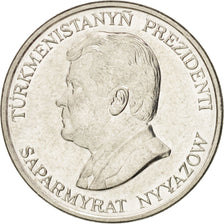 Turkmenistan, 20 Tenge, 1993, UNZ, Nickel plated steel, KM:4