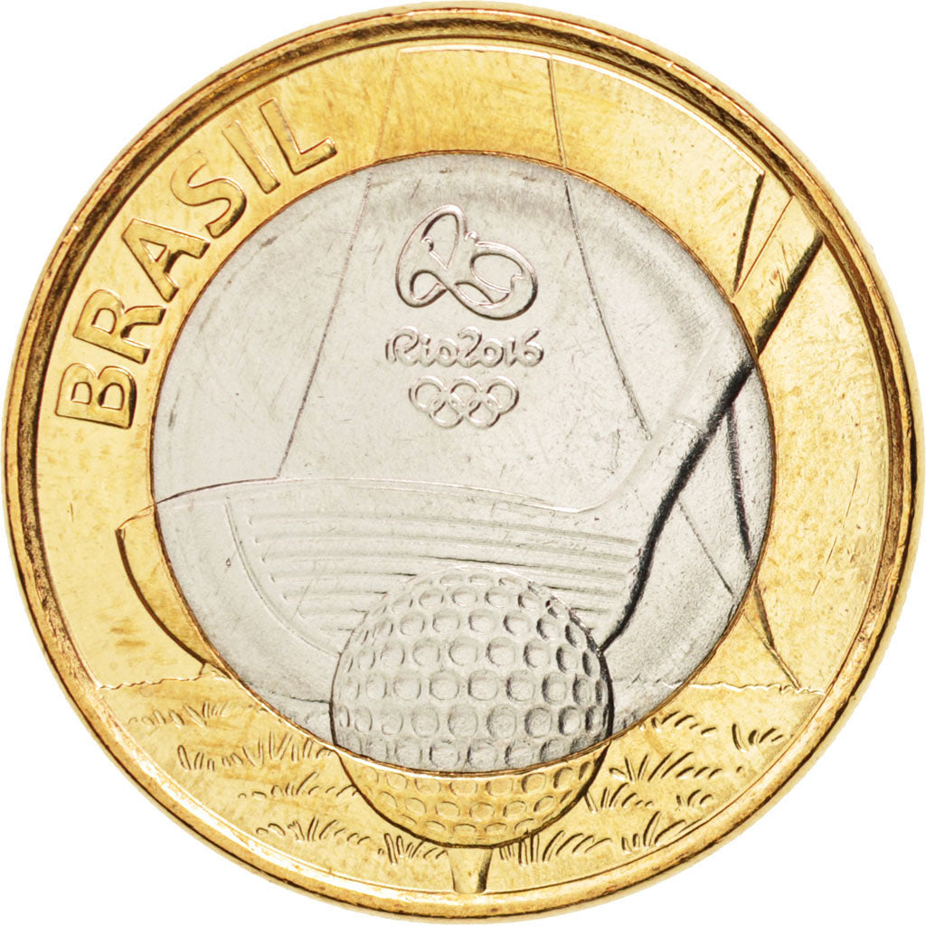Moneda, Brasil, Real, 2014, SC, Bimetálico