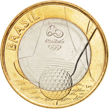 Moneda, Brasil, Real, 2014, SC, Bimetálico
