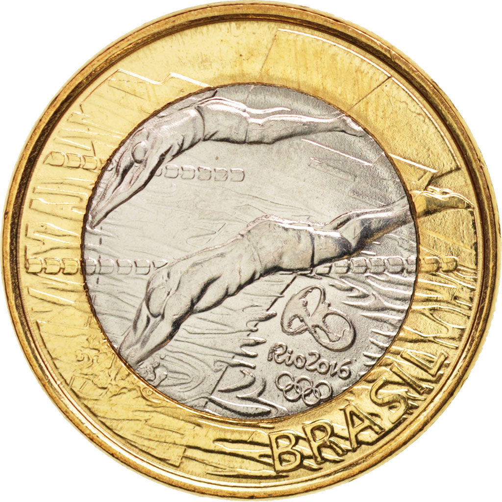Moneda, Brasil, Real, 2014, SC, Bimetálico